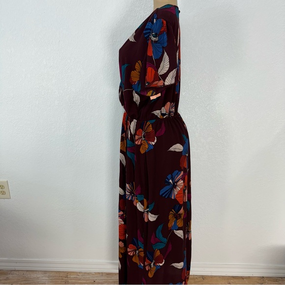 Maurice’s Missy modest wrap dresses multicolor maxi dress size XXL - Picture 2 of 16